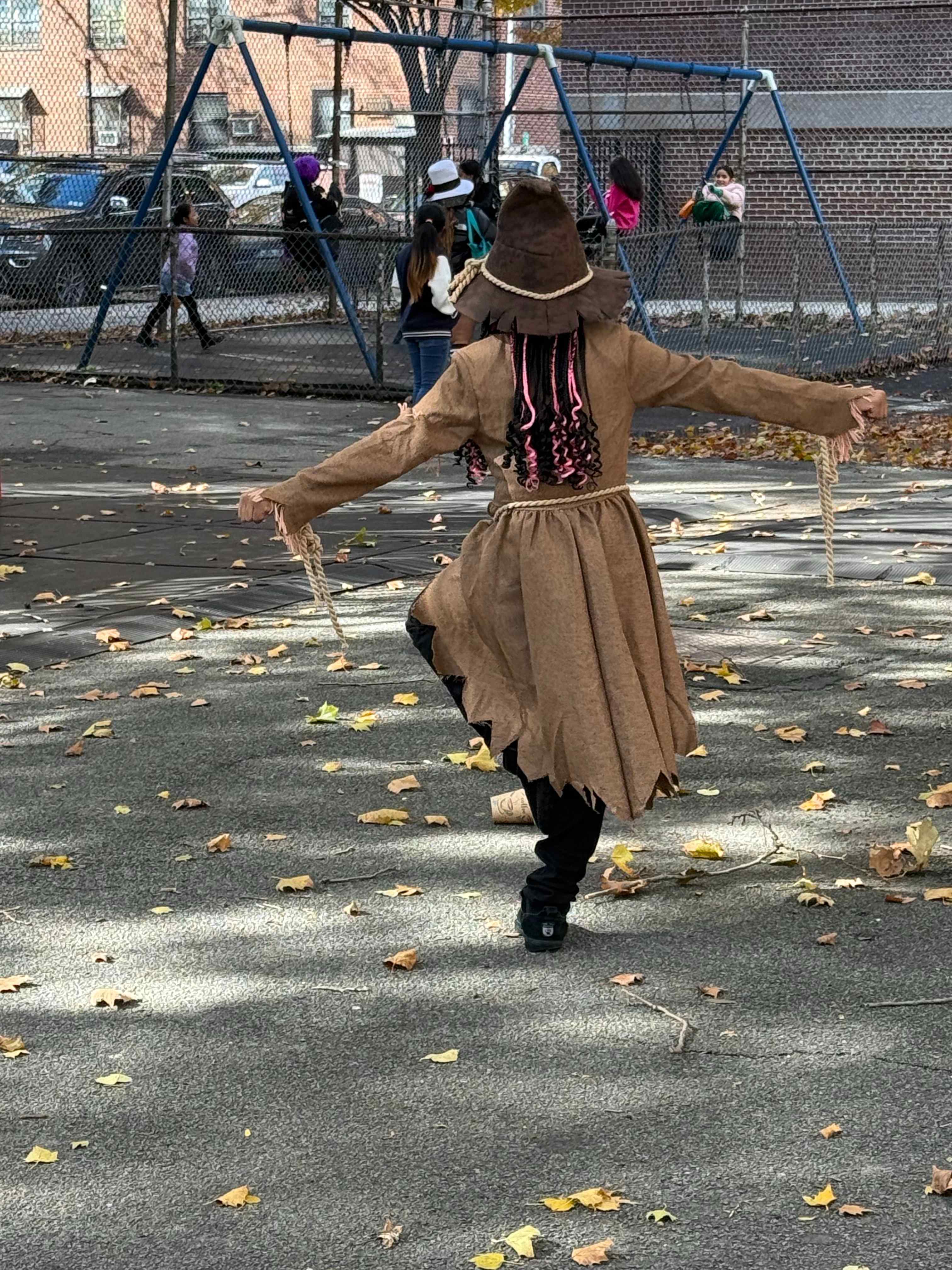 Halloween costume celebration